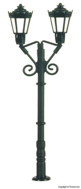 Viessmann 6973, Parklaterne zweiflammig, schwarz / TT